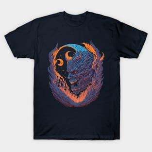 The Devil at Night Time Lightings T-Shirt